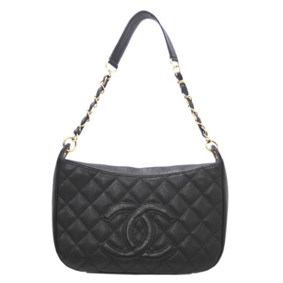 Chanel Black Shoulder Skin Bag Caviar - Picture 1 of 10